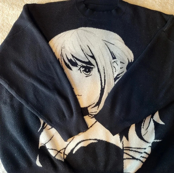 DEATH NOTE MISA SWEATER ROMWE SIZE L - Picture 2 of 8